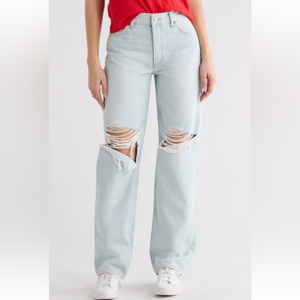 Re/Done Loose Fit Ripped Jeans